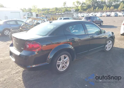 2013 Dodge Avenger Sxt из США, поврежденный, VIN 1C3CDZCGXDN663555